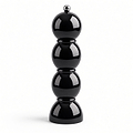 Black Bobbin Salt or Pepper Mill