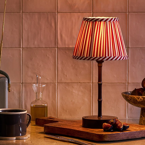 Bronze Bamboo Rechargeable Lamp Base - 25cm - Addison Ross Ltd UK