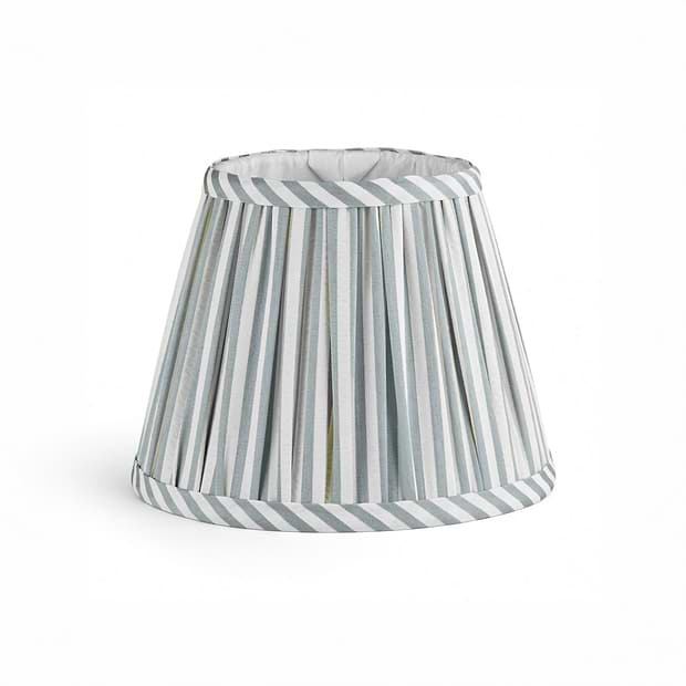 Chambray Striped Lampshade - 16cm
