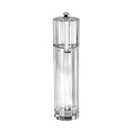 Clear Icy Flute Salt or Pepper Mill