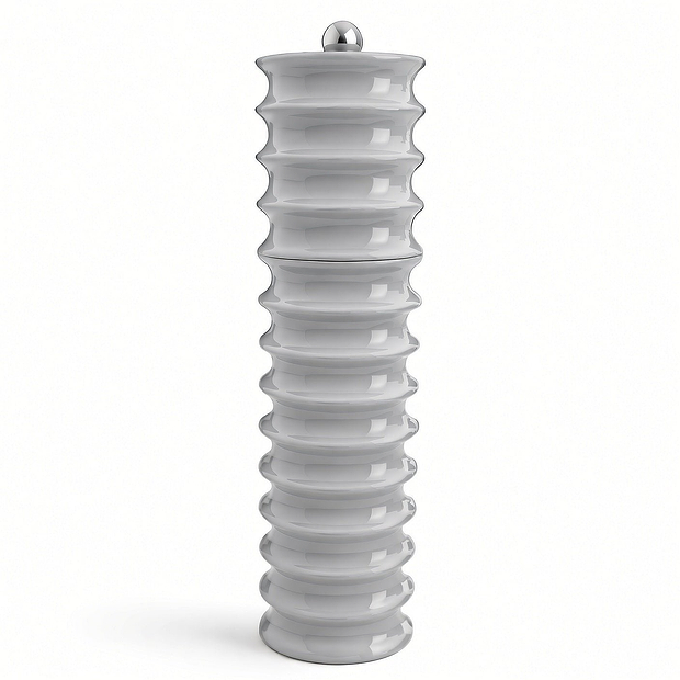 Grey Twister Salt and Pepper Mill