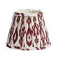 Ikat Empire Cherry & Cappuccino Lampshade - 16cm