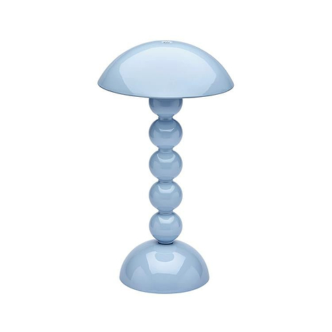 Pale Denim Bobbin LED Lamp - Addison Ross Ltd UK