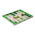 Palm Beach Green Lacquer Backgammon Set