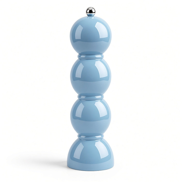 Periwinkle Bobbin Salt or Pepper Mill