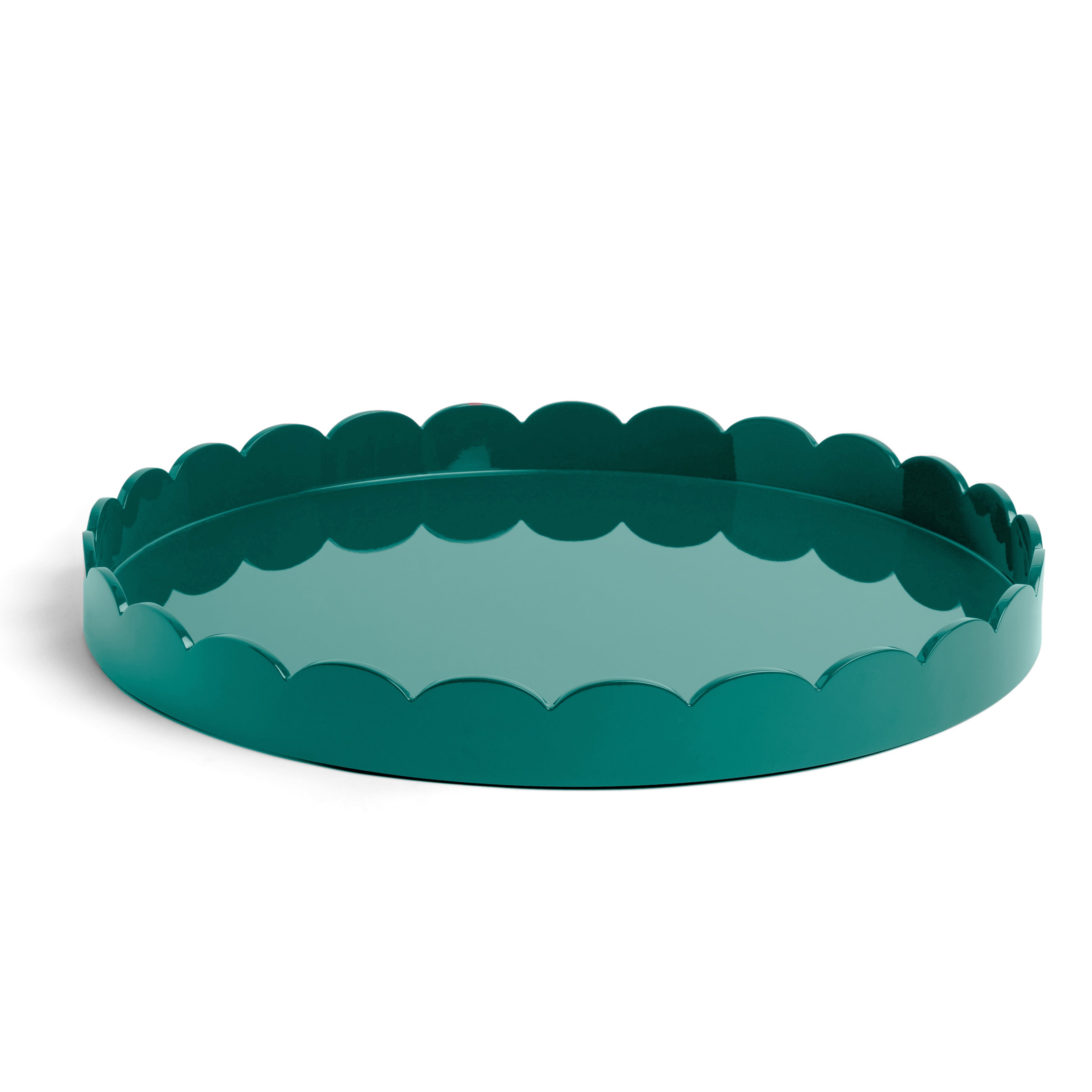 Racing Round Large Lacquered Scallop Tray - Addison Ross Ltd UK
