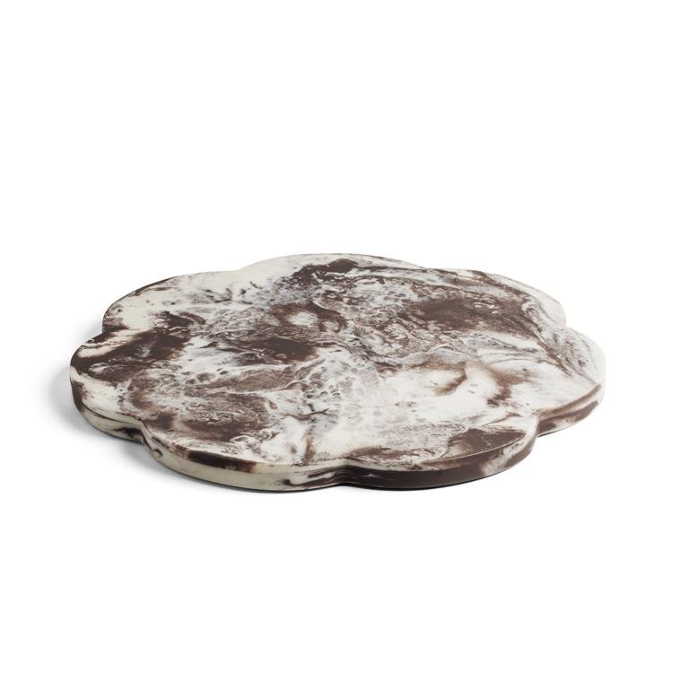 Scallop Resin Board Chocolate - Addison Ross Ltd UK