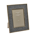 Sophie Paterson Photo Frame Dark Grey Herringbone 5 x 7"