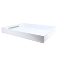 White Large Lacquered Ottoman Tray