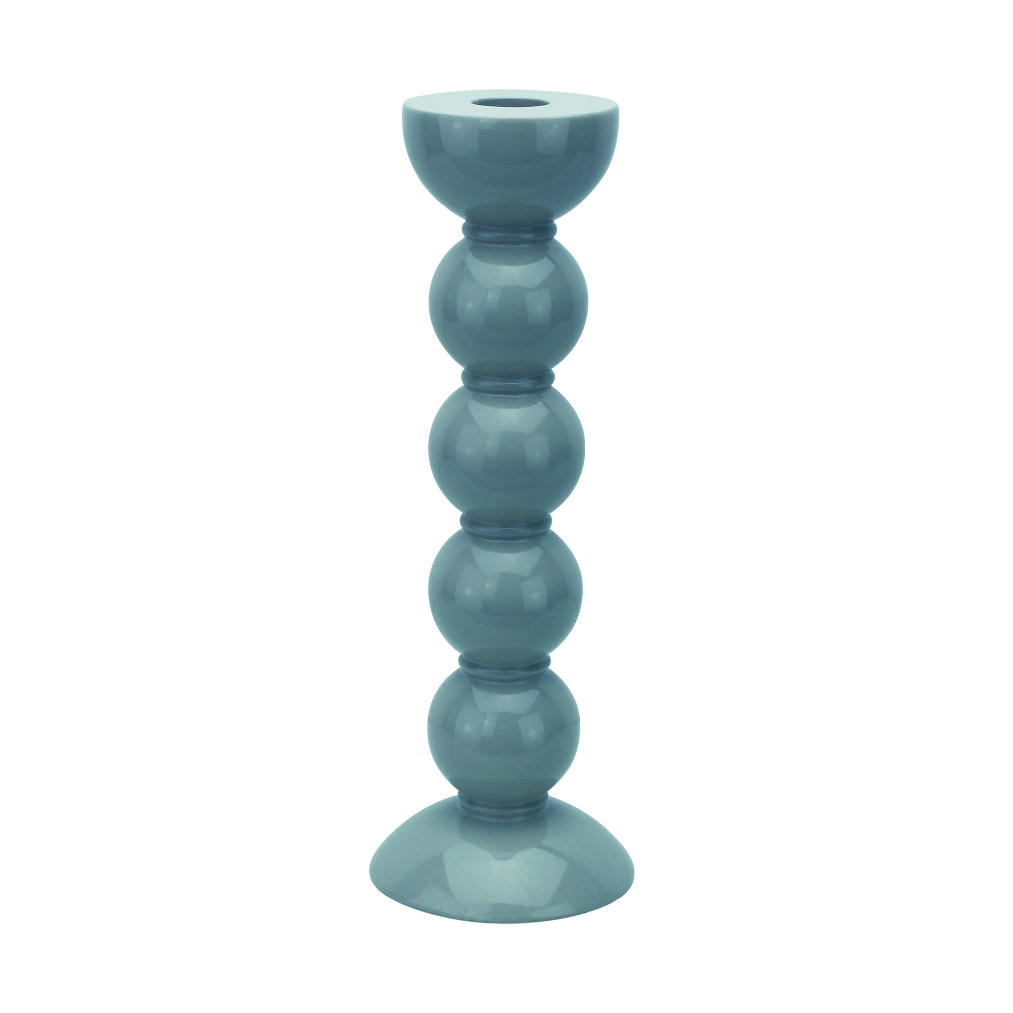 Chambray Bobbin Candlestick, tall size - 24cm - Addison Ross Ltd UK