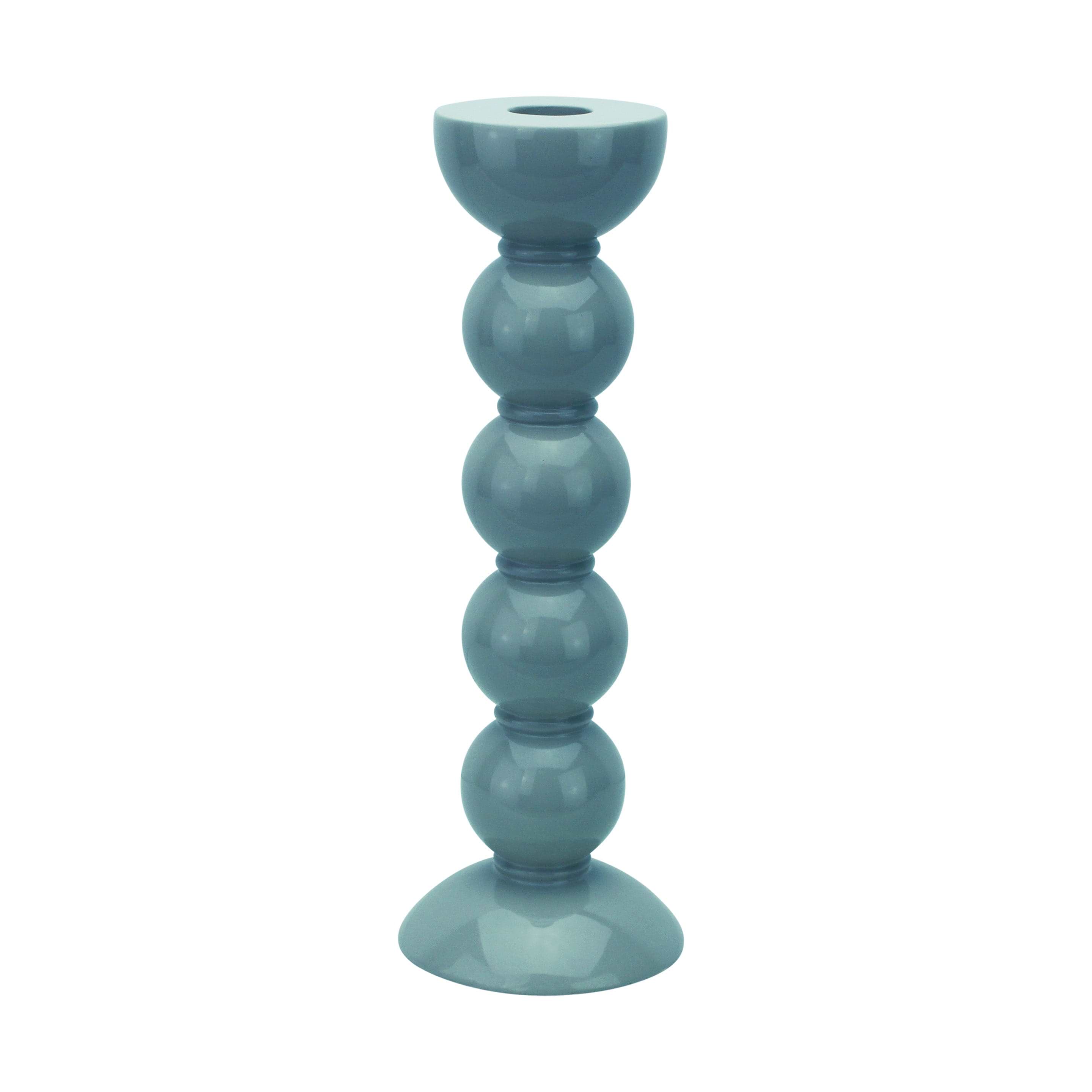 Chambray Bobbin Candlestick, tall size - 24cm - Addison Ross Ltd UK
