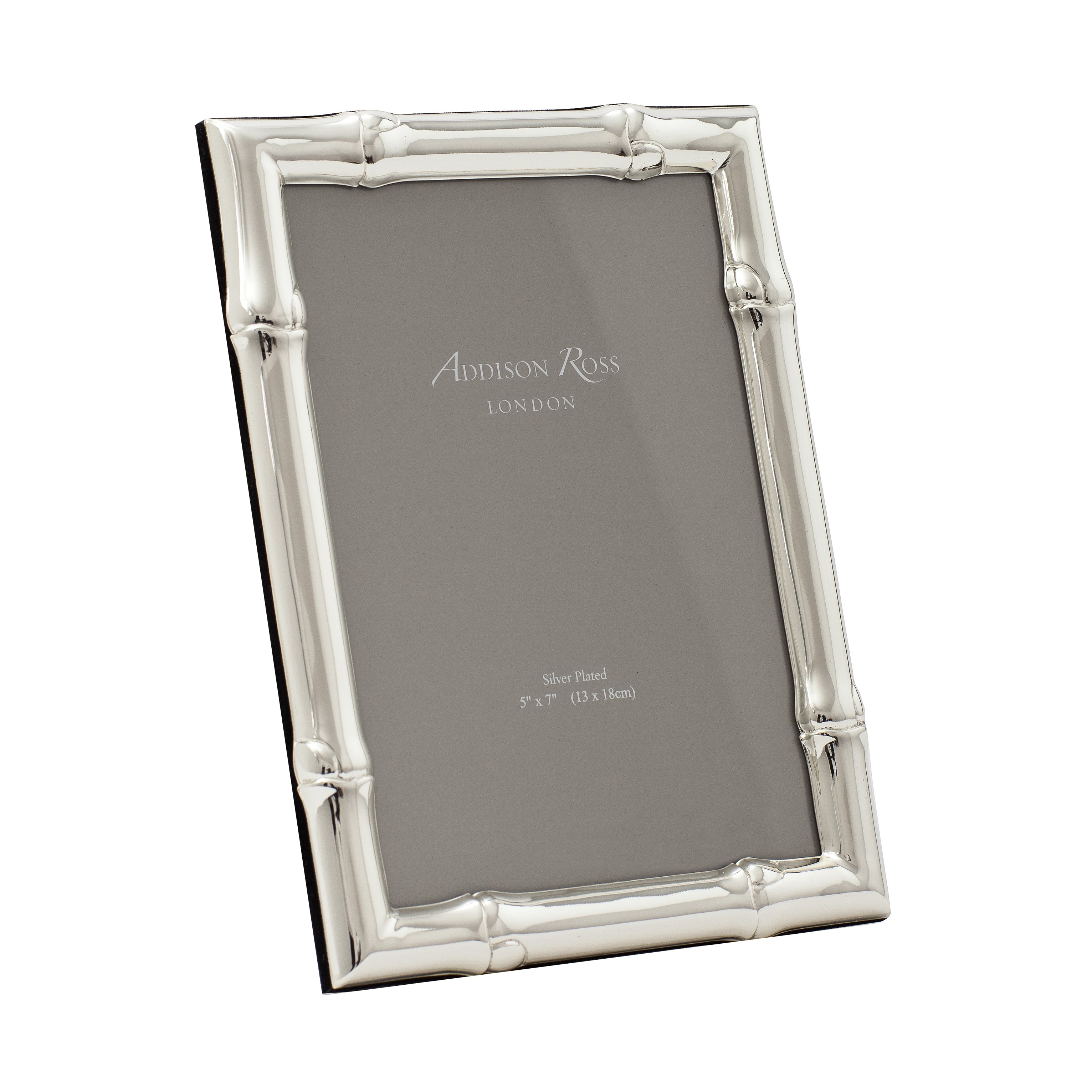Wide Bamboo Silver Plated Photo Frame - Addison Ross Ltd UK