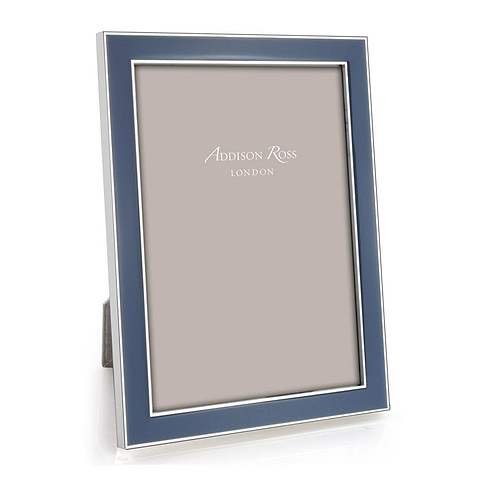 Denim Enamel & Silver Frame - Addison Ross Ltd UK