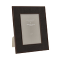 Anthracite Faux Shagreen & Bronze Photo Frame
