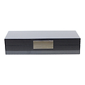 Carbon Fibre Lacquer Box with Silver