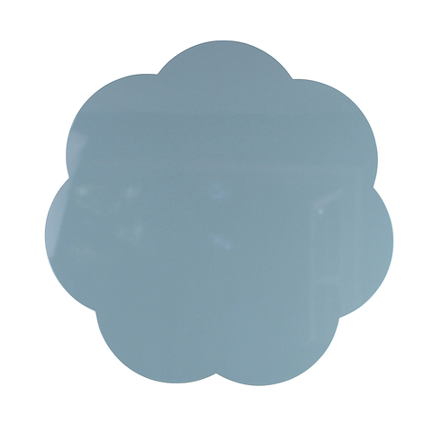 Chambray Blue Large Scallop Lacquer Placemats – Set of 4 - Addison Ross Ltd UK