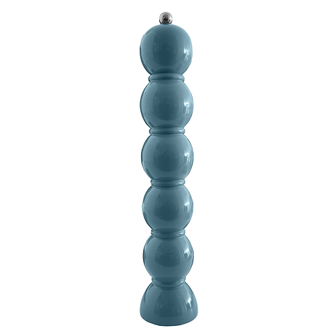 Chambray Lacquer Grande Bobbin Salt & Pepper Grinder - Addison Ross Ltd UK