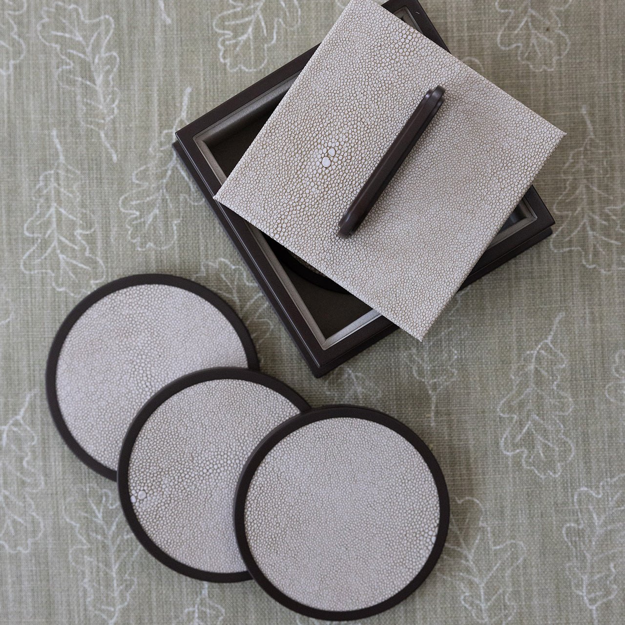 Ecru Coasters - Set of 4 - Addison Ross Ltd UK