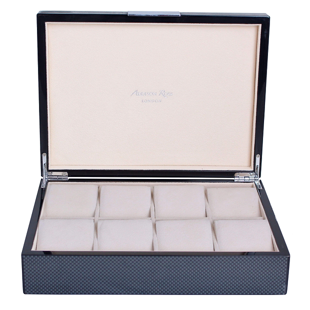 Large Carbon Fibre Watch Box