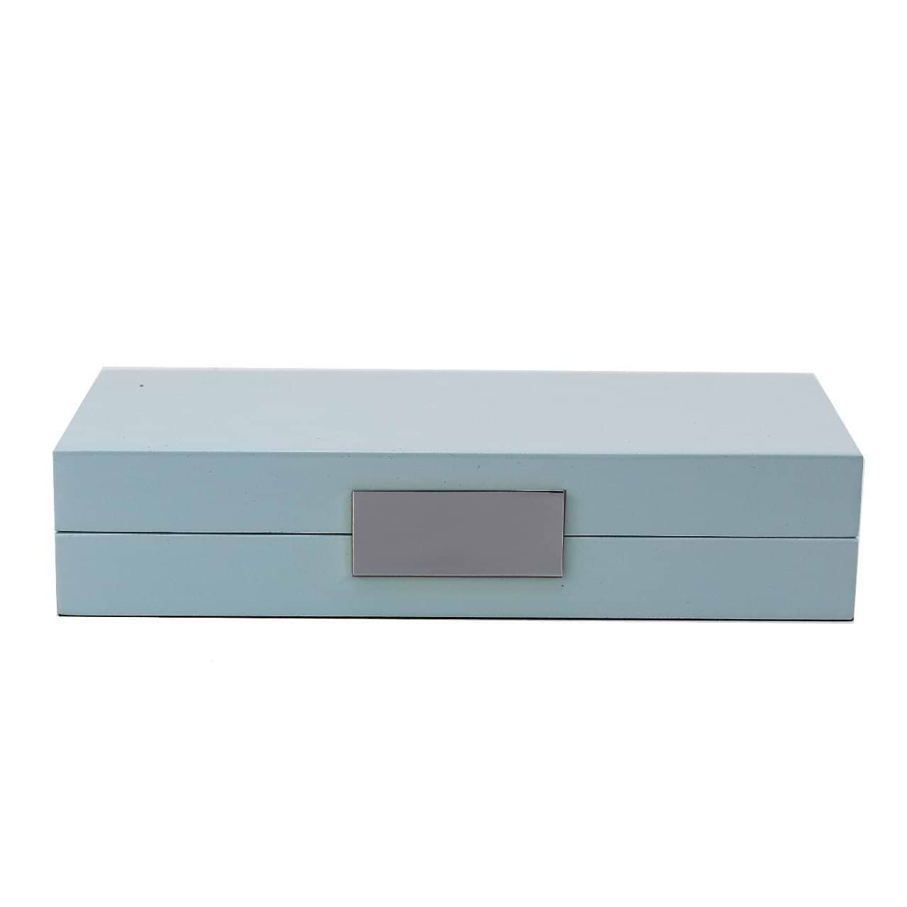 Light Blue Lacquer Box With Silver - Addison Ross Ltd UK