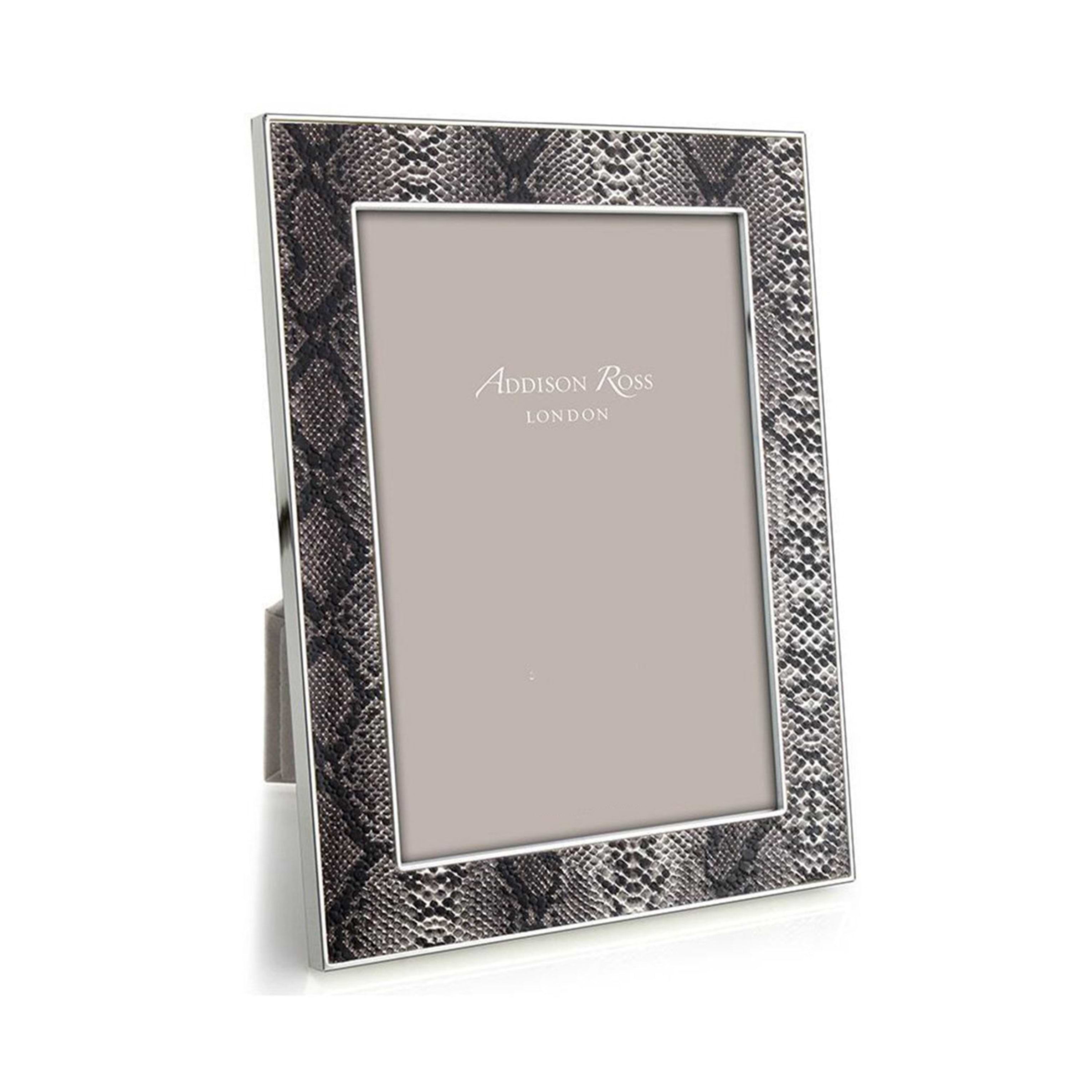 Natural Snake & Silver Frame - Addison Ross Ltd UK