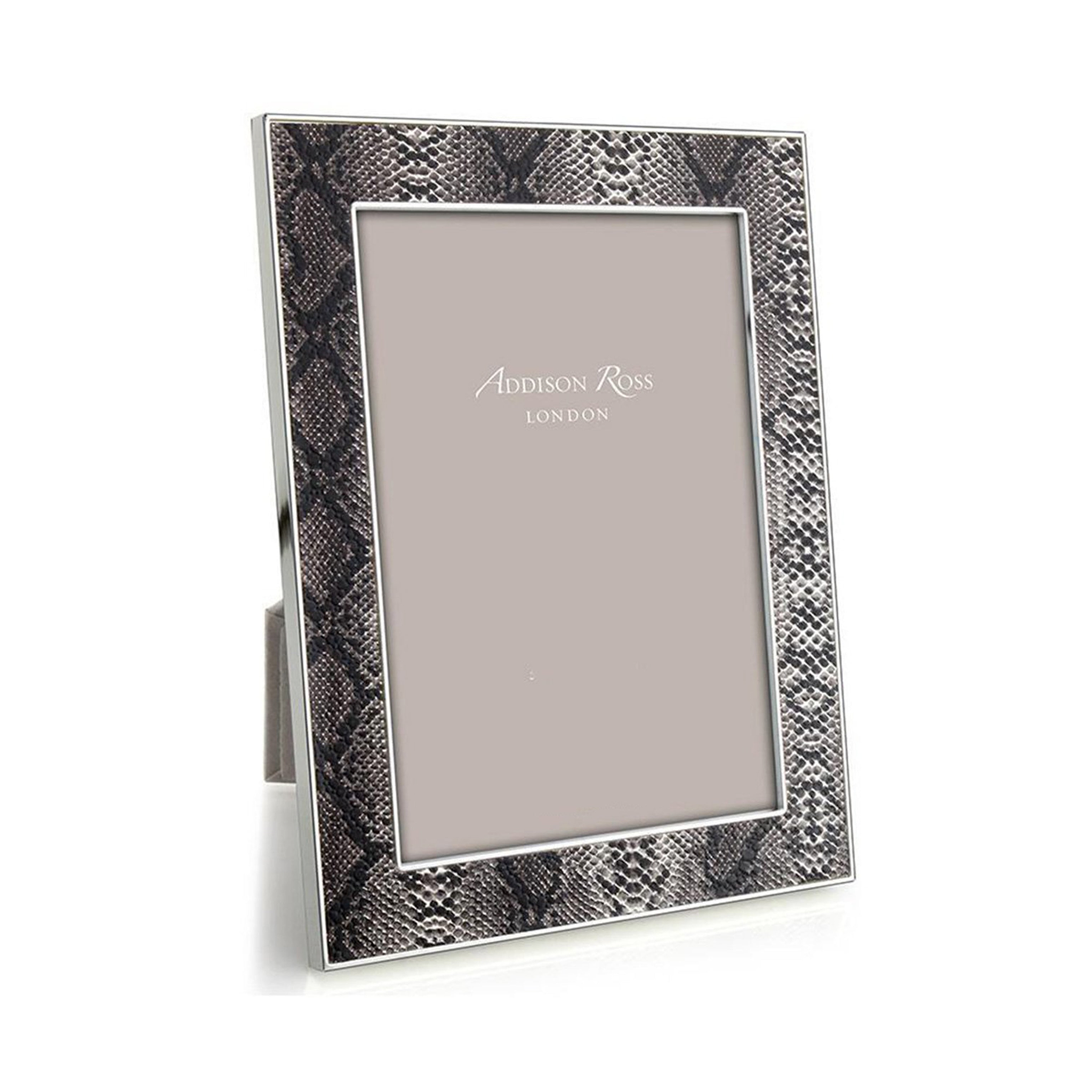 Natural Snake & Silver Frame - Addison Ross Ltd UK