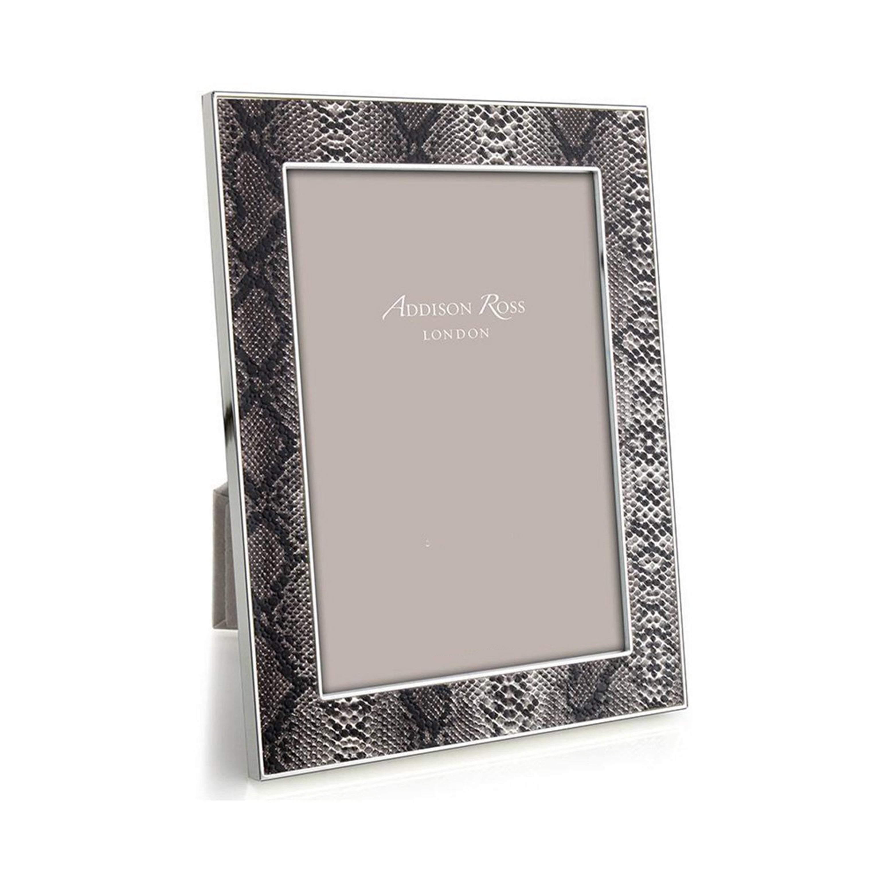 Natural Snake & Silver Frame - Addison Ross Ltd UK