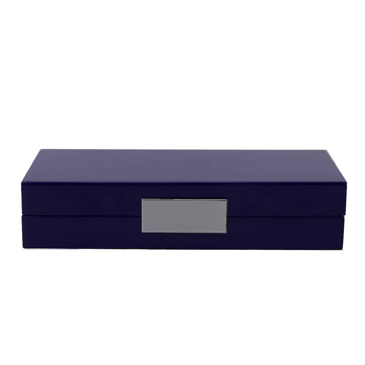 Navy Lacquer Box With Silver - Addison Ross Ltd UK