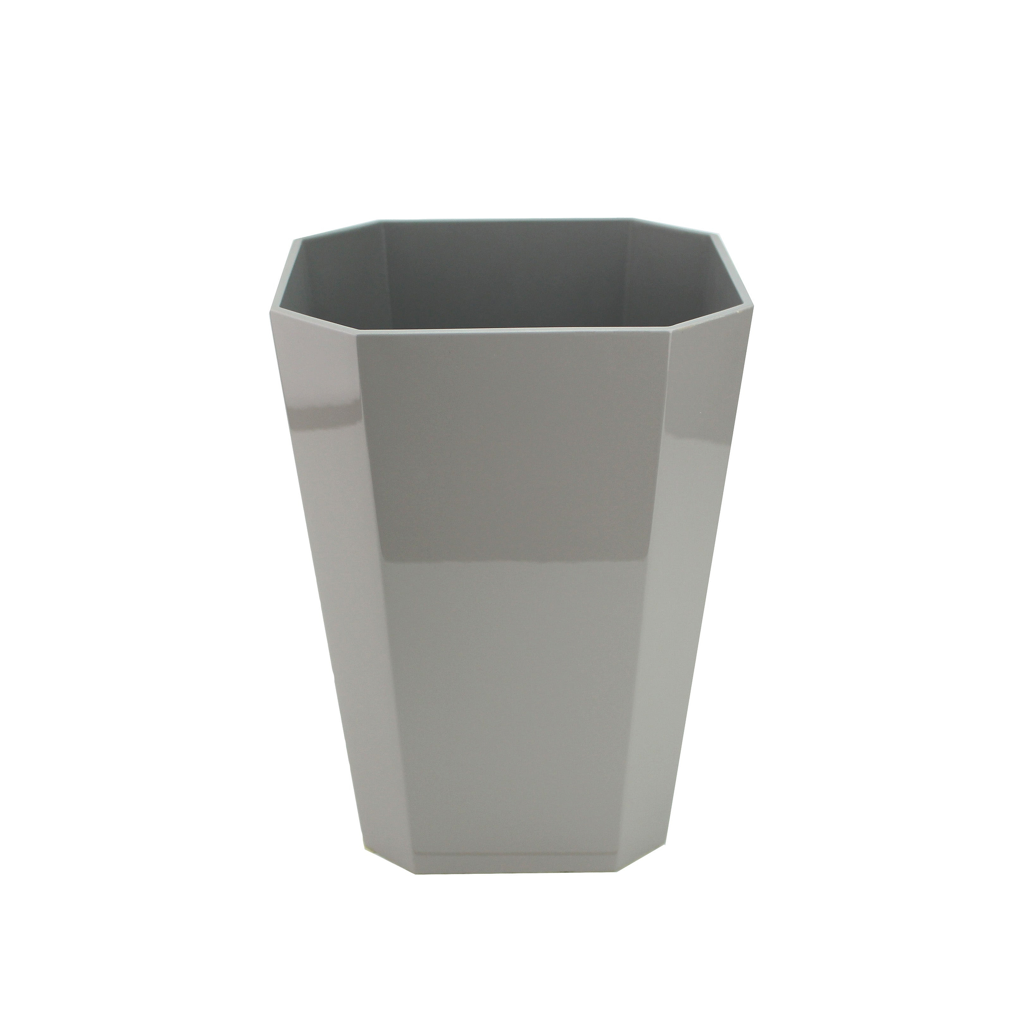 Octagonal Lacquer Bin – Chiffon Grey - Addison Ross Ltd UK