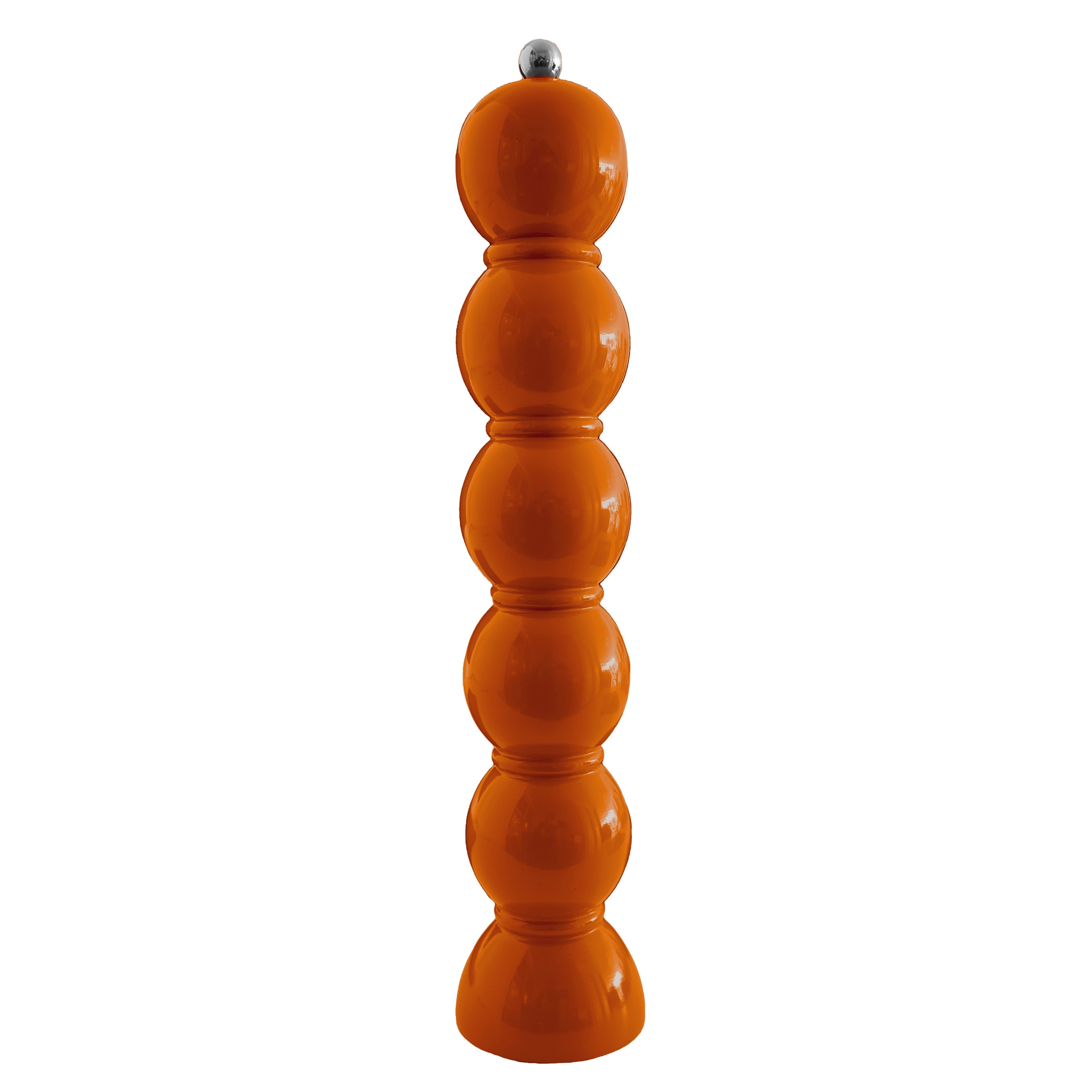 Orange Lacquer Grande Bobbin Salt & Pepper Grinder - Addison Ross Ltd UK
