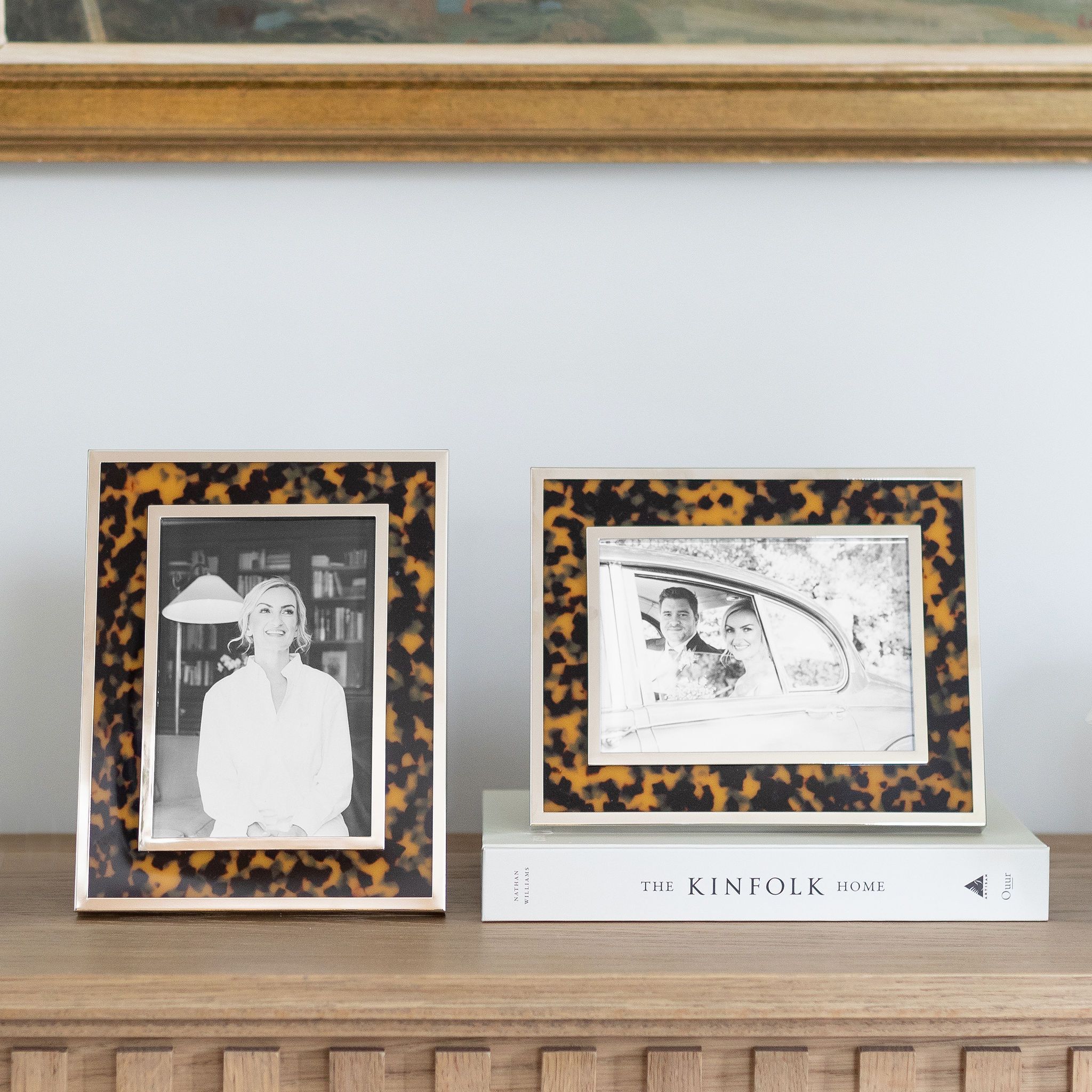 Tortoiseshell & Silver Photo Frame - Addison Ross Ltd UK