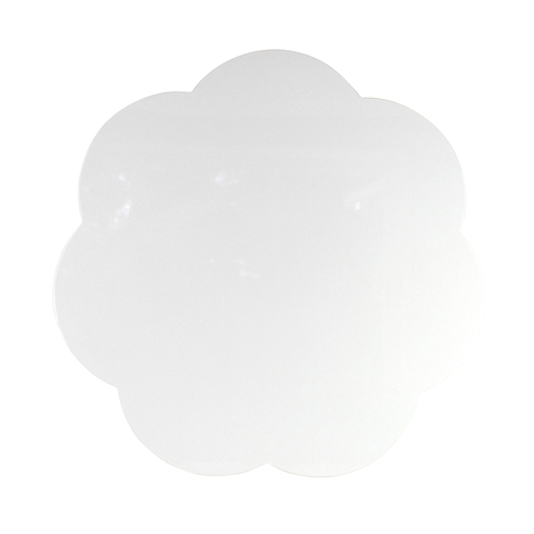 White Large Scallop Lacquer Placemats – Set of 4 - Addison Ross Ltd UK