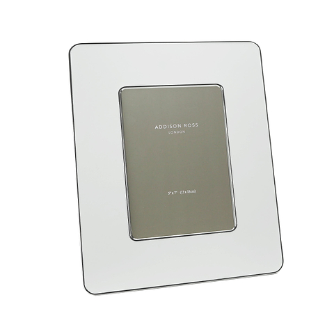 White & Silver Enamel Studio Photo Frame - Addison Ross Ltd UK