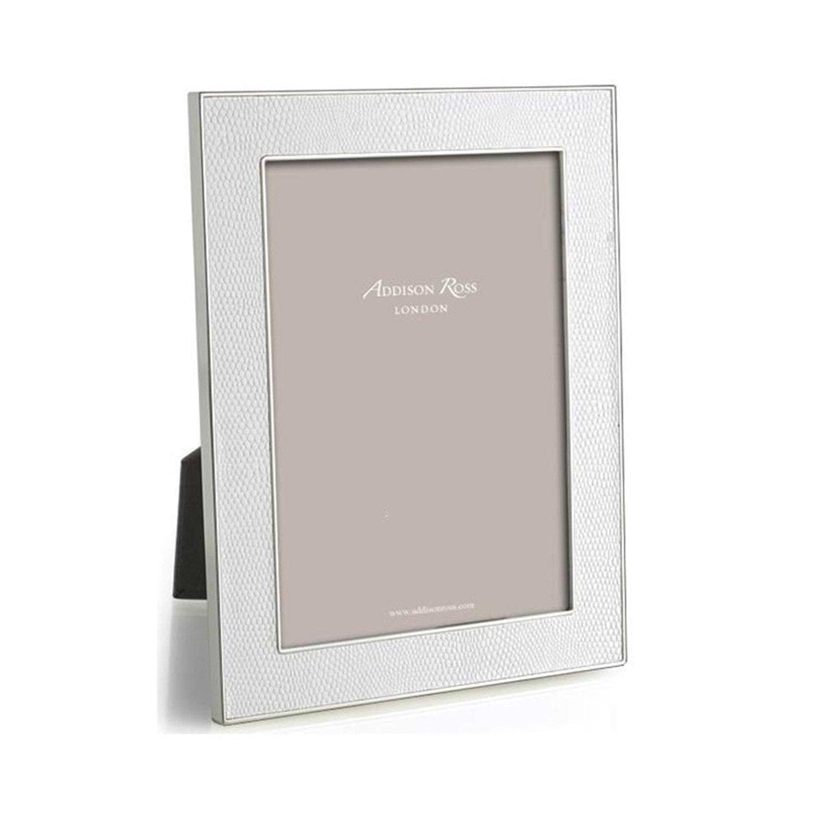 White Snake & Silver Frame