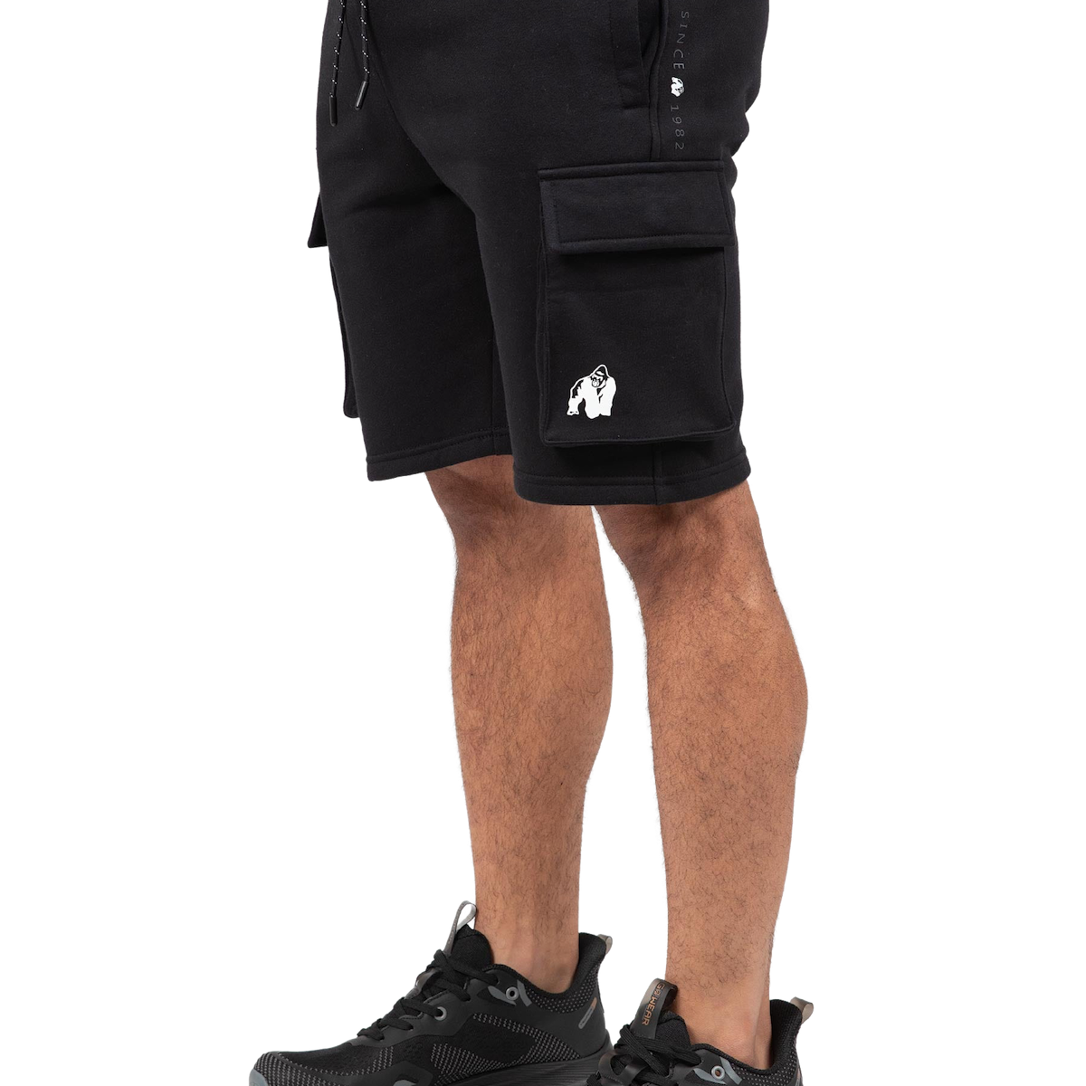 ピ*郎様 SOL guruguru Sweat Cargo Shorts nav Hudson Cargo Sweat Shorts-Black – Gorilla Wear USA