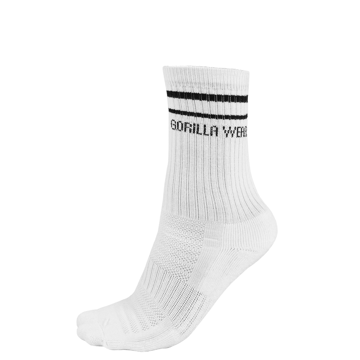 GW Crew Socks - White – Gorilla Wear USA