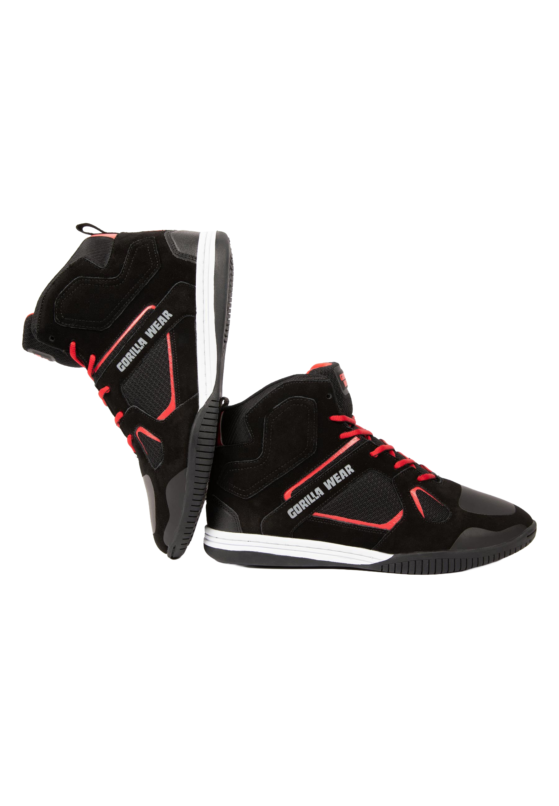 Troy High Tops - Black/Red