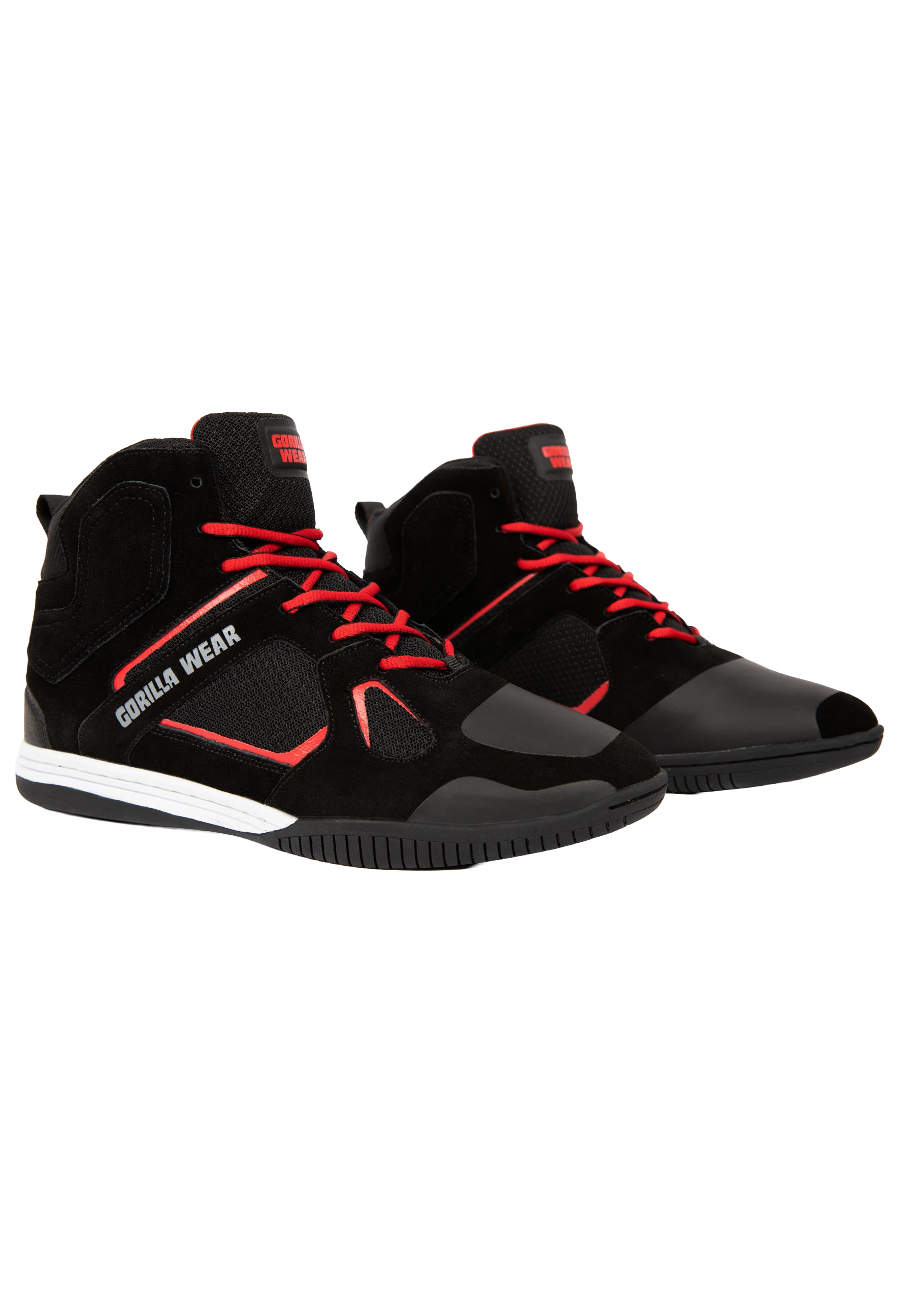Troy High Tops - Black/Red