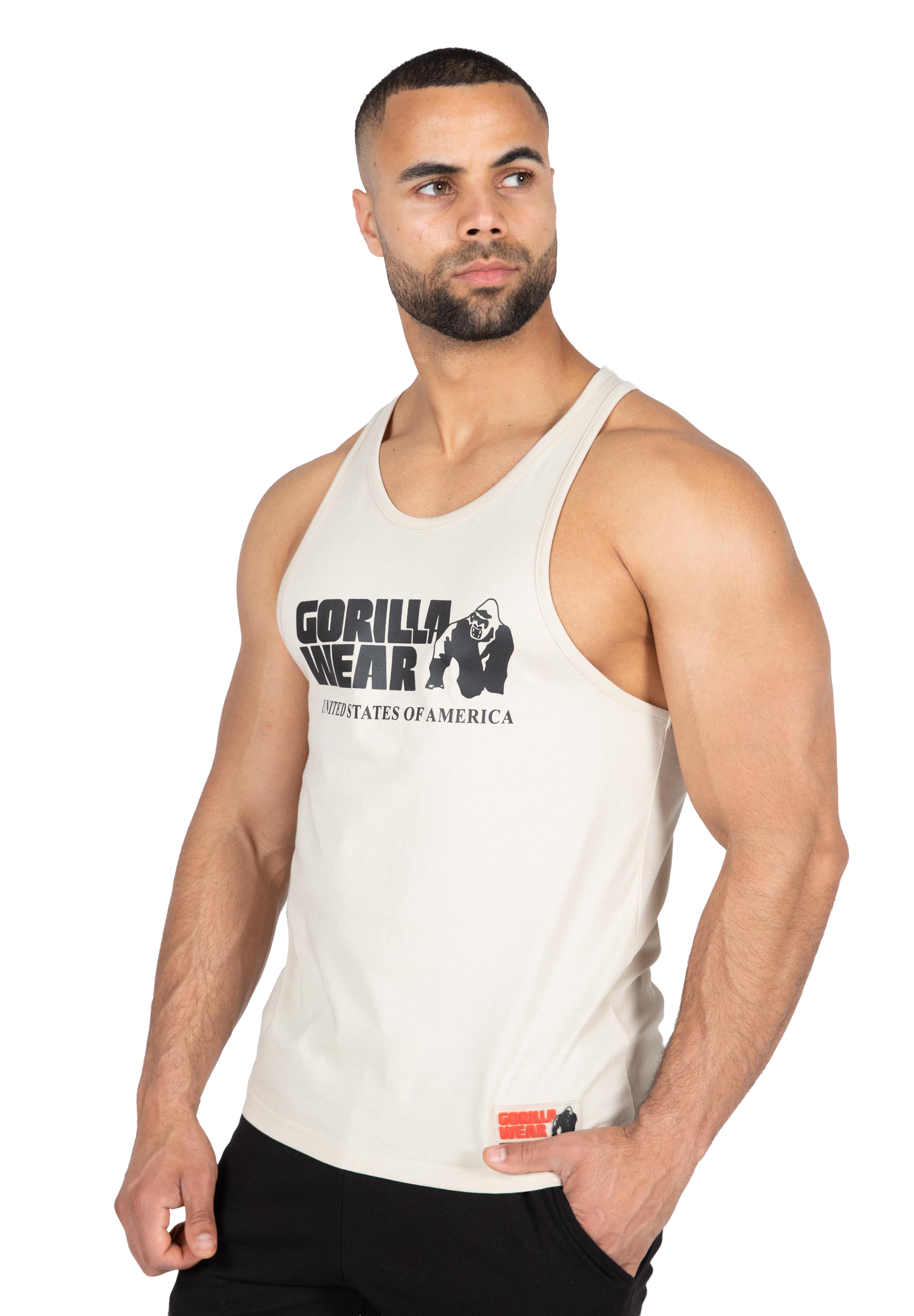 Classic Tank Top -  Beige