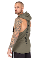 Lawrence Hooded Tank Top - Army Green