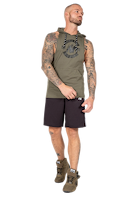 Lawrence Hooded Tank Top - Army Green