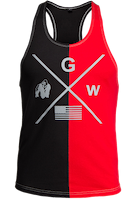Sterling Stringer Tank Top - Black/Red