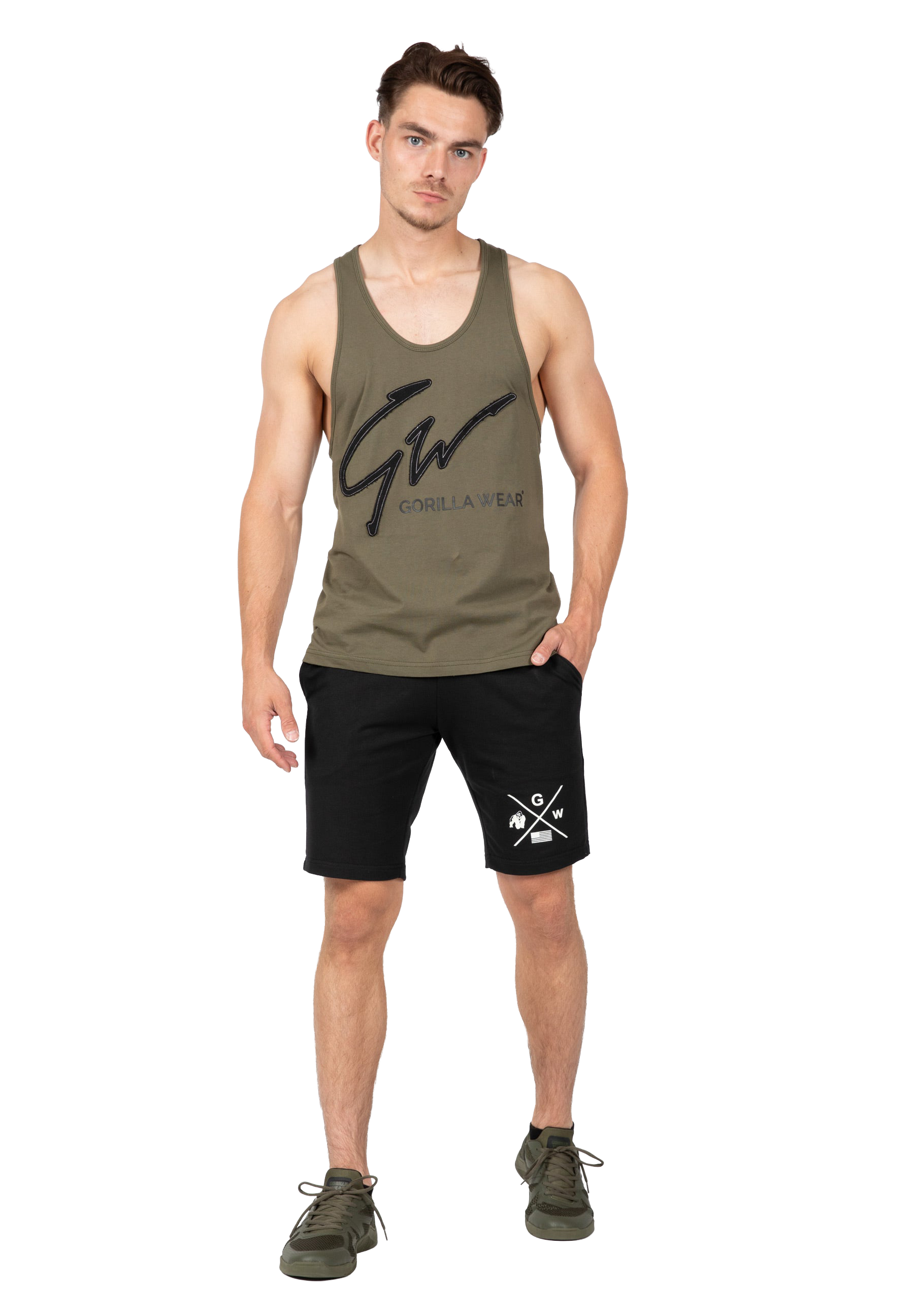 Evansville Tank Top - Army Green