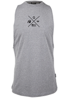 Cisco Drop Armhole Tank Top - Gray/Black