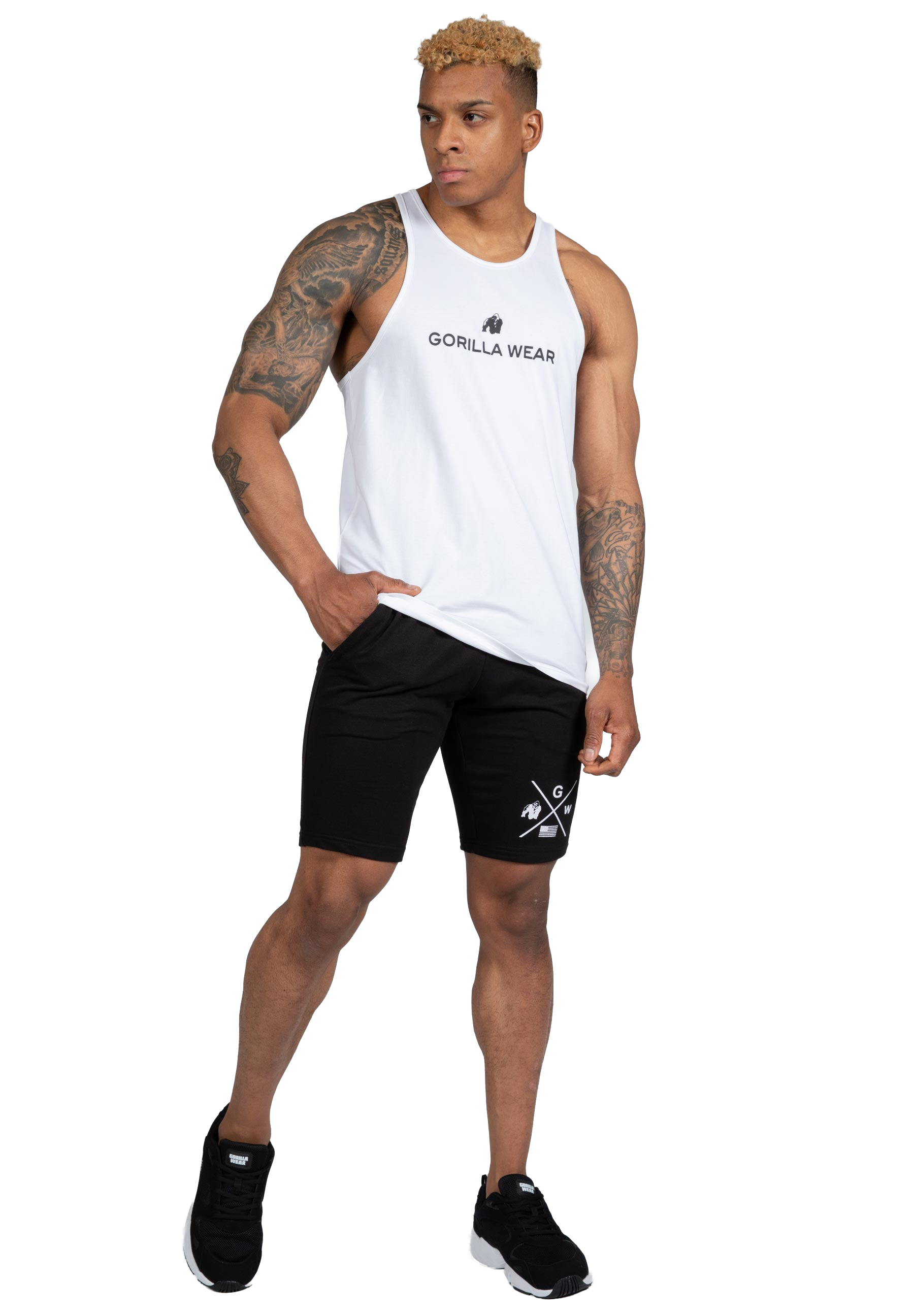 Carter Stretch Tank Top - White