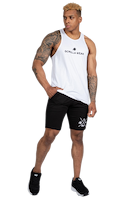 Carter Stretch Tank Top - White