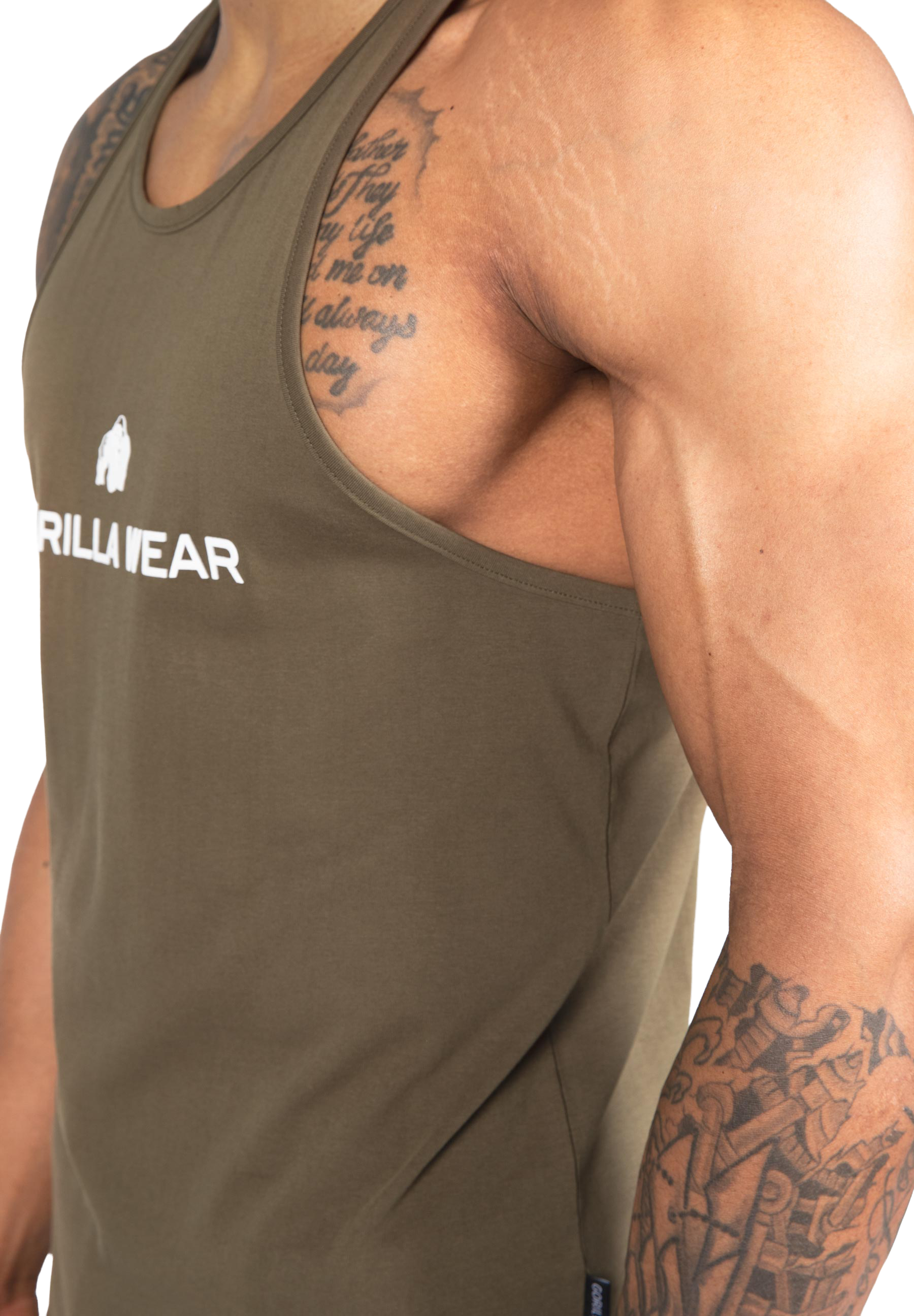 Carter Stretch Tank Top - Army Green