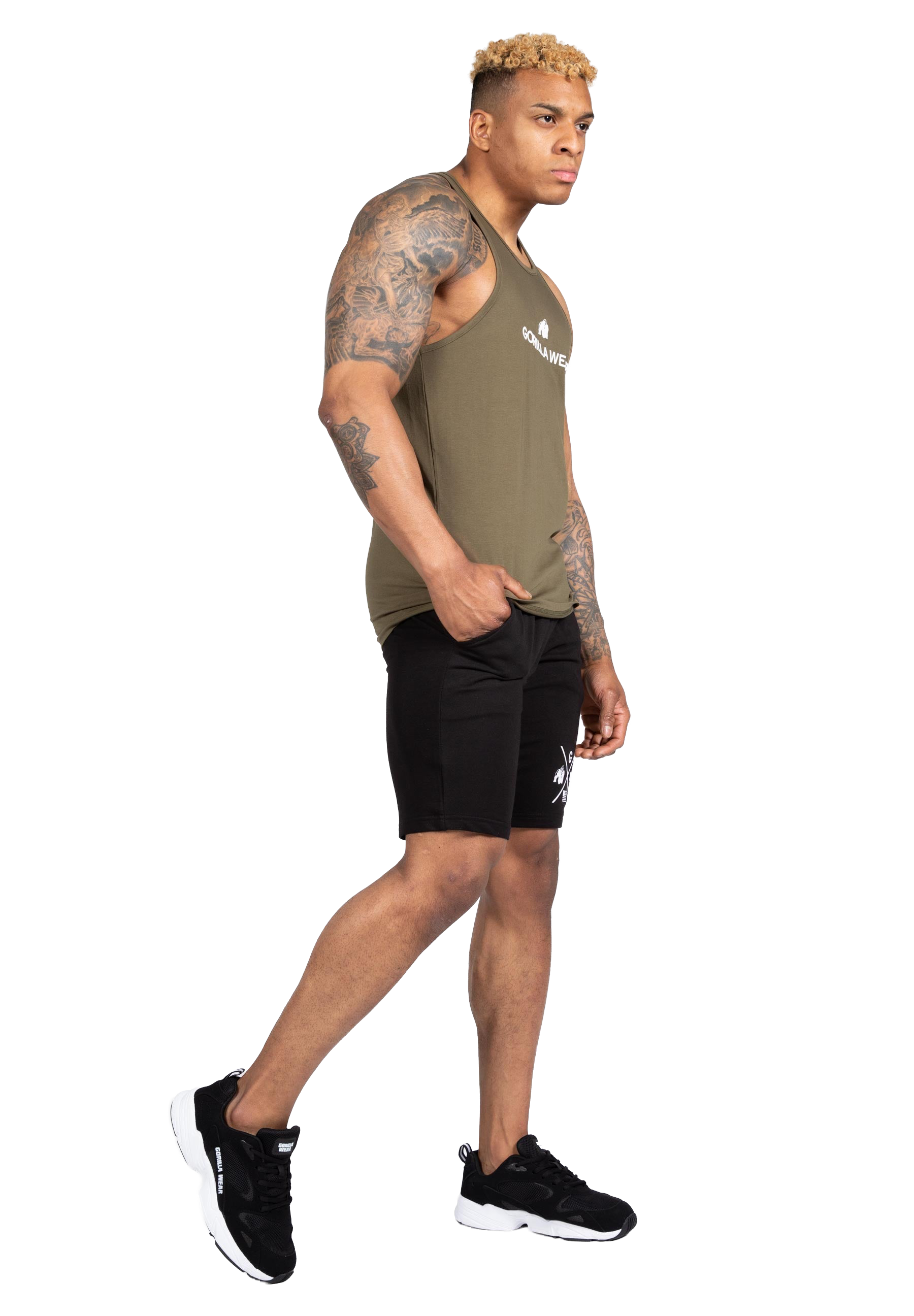 Carter Stretch Tank Top - Army Green