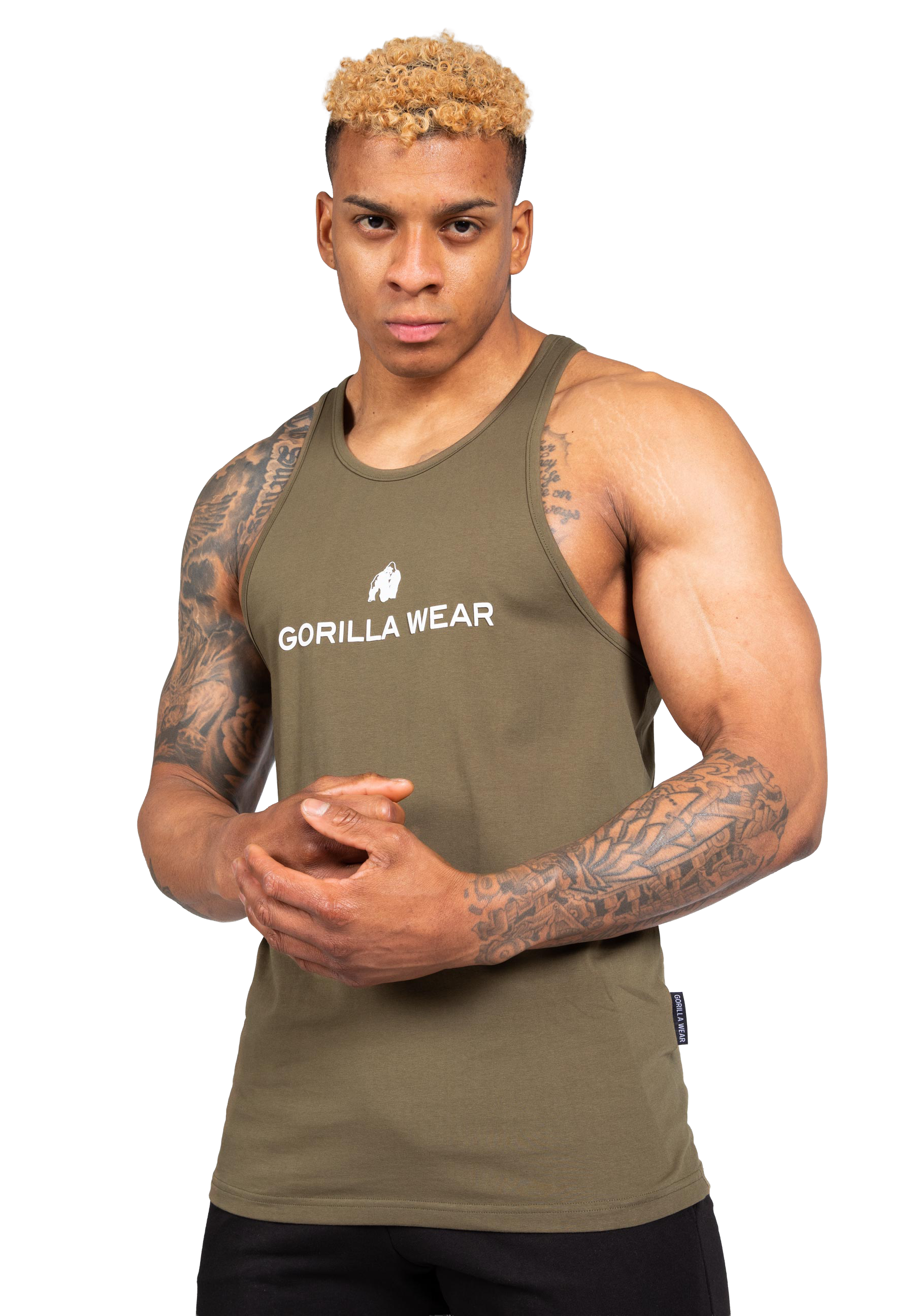 Carter Stretch Tank Top - Army Green