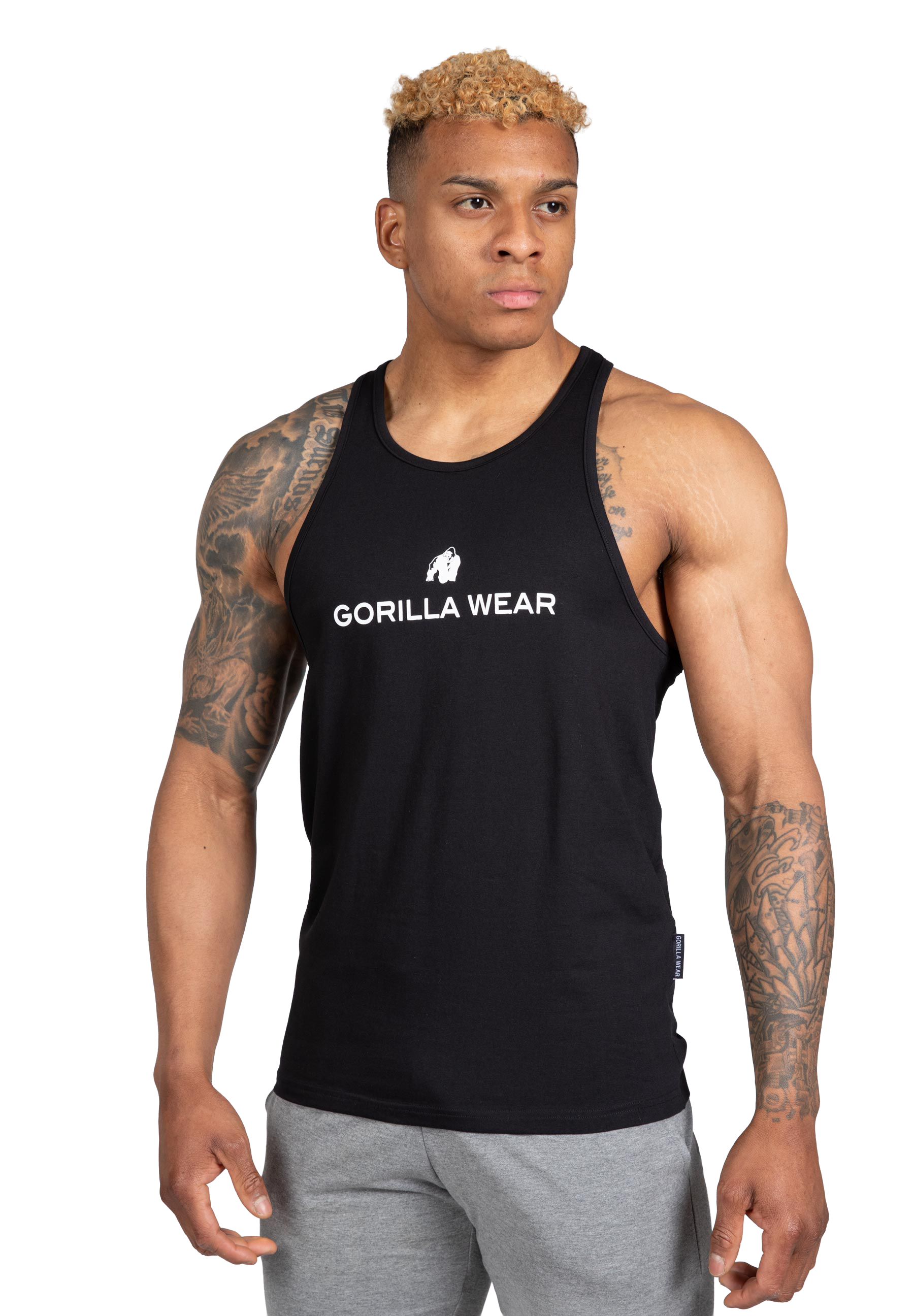 Carter Stretch Tank Top - Black